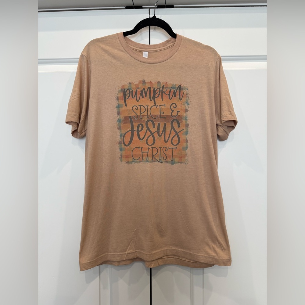 Tan Graphic T-Shirt